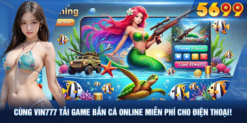 Người chơi đang tận hưởng game bắn cá trên điện thoại di động